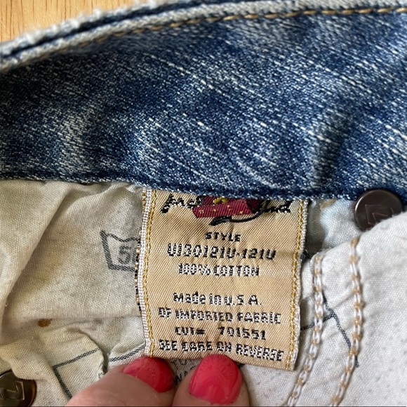 7FAM A-Pocket Flare Leg Jeans - Picture 7 of 8